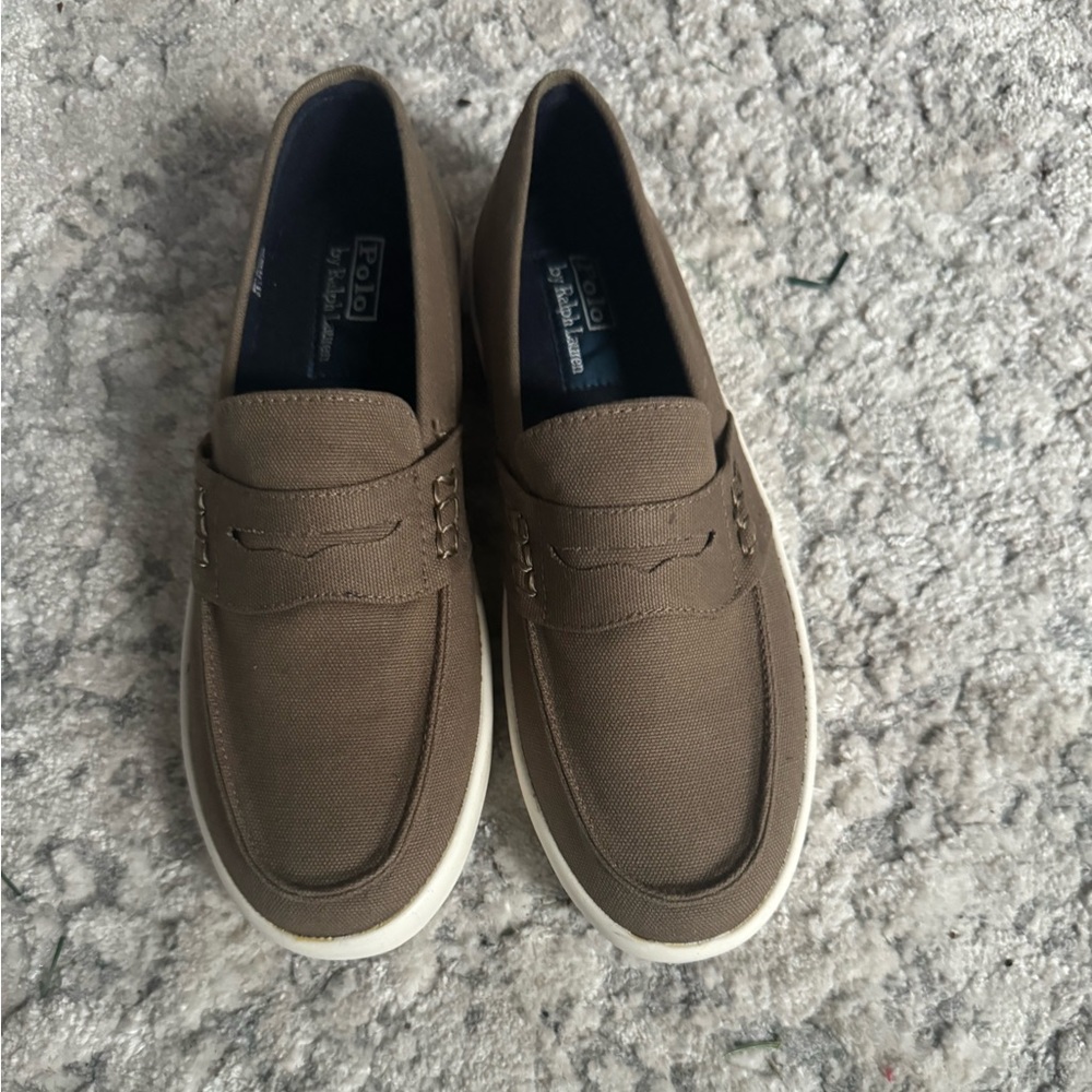 Kids Polo Canvas Loafers